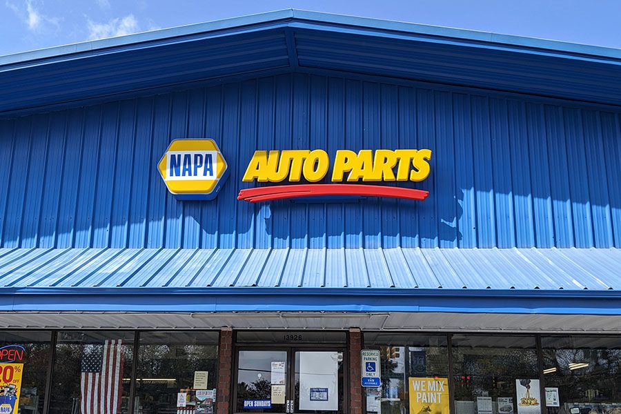 NAPA Insurance Program - NAPA Auto Parts Store On a Sunny Beautiful Day